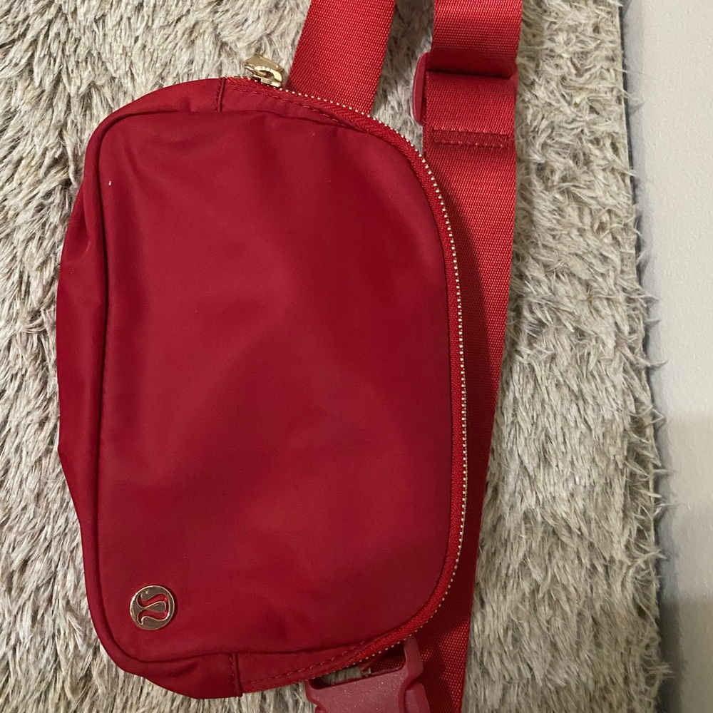 Lululemon Athletica Bold Red Crossbody Bag